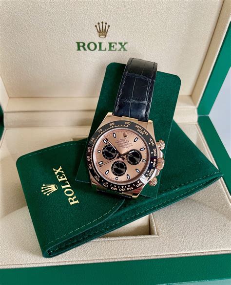 rolex krokodil armband|rolex daytona crocodile strap.